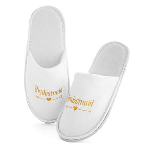 Pantuflas de Boda Personalizables, Pedido al por Mayor, Recuerdos Promocionales para Fiestas Nupciales, Pantuflas de Hotel Económicas para Invitados, Ideas de Regalos de Boda - Product Image 3