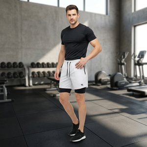 Wholesale <b>Mens</b> Running <b>Shorts</b> Quick Dry Athletic <b>Shorts</b> <b>Compression</b> Liner Training Tennis Pants Customizable LOGO Sports <b>Shorts</b> - Product Image 6