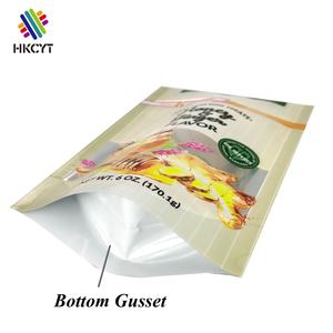 ถุงพลาสติก Mylar Gummies ถุงพลาสติกฟาวล์แบบกำหนดเองพร้อมซิปหน้าต่างอลูมิเนียมฟอยล์พลาสติกยืนขึ้น - Product Image 4