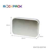 Boîte à savon carrée en aluminium de 100 ml et 180 ml, vente en gros, étui à savon portable en aluminium