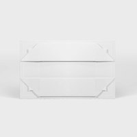Boîte cadeau magnétique blanche en carton RTS avec boîtes magnétiques pour paquet cadeau Boîte cadeau magnétique pliable