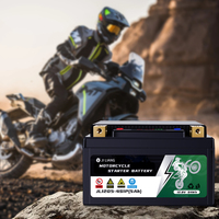 Batterie au lithium 5AH amovible pour moto, batterie au lithium Lifepo4 universelle pour moto