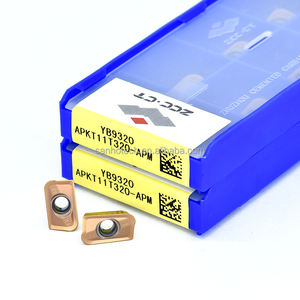 100% Originele <span class=keywords><strong>Zccct</strong></span> Cnc Machine Insert APKT11T320-APM Yb9320 Externe Draaiende Wolfraamcarbide Legering Titaniumcarbide Coating - Product Image 1