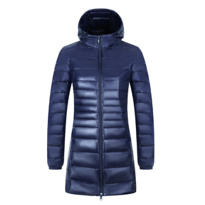 En gros nouveau doudoune <span class=keywords><strong>légère</strong></span> femmes longue section dames à capuchon XL manteau d'hiver vêtements - Product Image 4