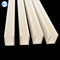 PVC glissière PVC plastique verre dur double rainure en forme de U push - pull porte coulissante rail goulotte profil