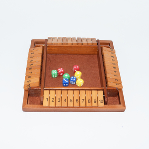 Nuevo Diseño de Mini Juego de Dados, Juego de Mesa de Dados de Madera para Familias, Juego de Dados Shut the Box - Product Image 3