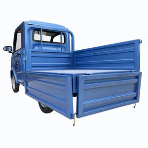 Camioneta Eléctrica Pequeña Cerrada con Caja de Carga Abierta para Cargar y Descargar Mercancías - Product Image 6