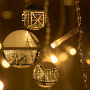 Hot Sale 220V LED Curtain Icicle Fairy <b>String</b> <b>Lights</b> IP44 with 8 Modes for Outdoor Christmas Wedding Patio Commercial Use - Product Image 5