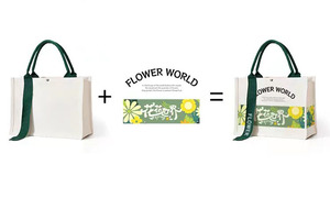 Bolsa de Mano Personalizada de Lona de Algodón Reciclado Ecológico con Diseño Gratuito y Correa Larga - Product Image 4