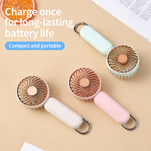 Nuevo Mini Ventilador Portátil Recargable 2026 con Cinco Aspas para Uso Doméstico, en el Automóvil y al Aire Libre - Product Image 4
