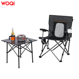 Woqi lưới leo núi giải trí cắm trại gấp ghế với người giữ cốc và túi lưu trữ - Product Image 5