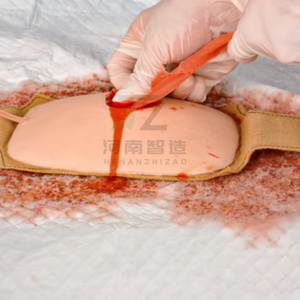 ชุดจำลองบาดแผลเลือดไหลแบบสวมใส่ได้ ชุดอุปกรณ์หยุดเลือดสำหรับบาดแผล, ชุดฝึกหัดการบรรจุวัสดุในบาดแผล - Product Image 5