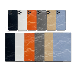 FONLYU Pegatinas 3D <span class=keywords><strong>para</strong></span> Celulares, Película Trasera de Hidrogel, Adhesivo <span class=keywords><strong>para</strong></span> Máquina <span class=keywords><strong>Plotter</strong></span>, Cuero 3M Dorado <span class=keywords><strong>para</strong></span> iPhone 17 Pro Max - Product Image 4