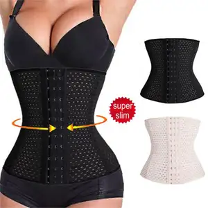 Colombiana Faja Corset Waistcoat Steel Rib Buckle Zipper Shaping