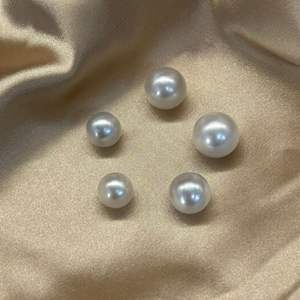 Perlas Sueltas de Agua Dulce Naturales de 10-14 mm, Perlas Doradas con Fuerte Optimización de Luz, Círculo Perfecto, Defectos, Perlas de Optimización Zhuji - Product Image 1