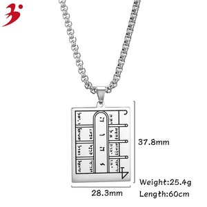 Myshape llave del rey Salomón Pentáculo Puertas Abiertas amuleto talismán cuadrado colgante collar la primera matriz mágica de la luna - Product Image 6