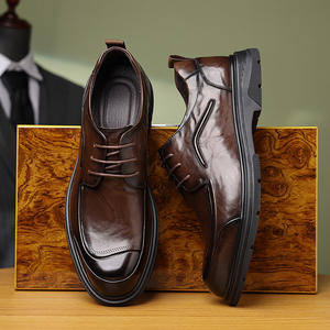 Zapatos de Vestir de Cuero de Lujo para Boda, Antideslizantes, Ligeros, Flexibles, Cómodos, para Novio, Fiesta, Banquete - Product Image 3