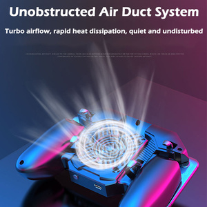 Ventilador de refrigeración para <span class=keywords><strong>PUBG</strong></span>, controlador Semiconductor, disparador de juego de seis dedos, mando para teléfono Android y Iphone - Product Image 2