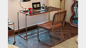 Table basse chinoise multifonctionnelle à cadre en acier inoxydable, peut être retournée à 290 degrés, nouveaux meubles de salon - Product Image 4