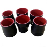Tuyau en silicone industriel automobile 4 plis pour radiateur, refroidisseur intermédiaire, turbo, réducteur de liquide de refroidissement moteur, 80 mm