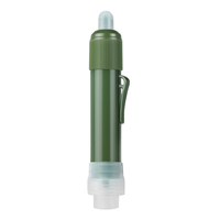 Purificateur d'eau portable d'extérieur, filtre à eau pour le camping et la randonnée, paille filtrante, kit de survie