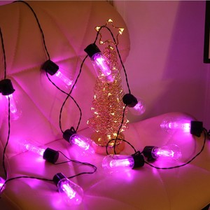 Led vườn năng lượng mặt trời trong nhà ngoài trời không thấm nước G40 S14 Festoon đèn giáng sinh trang trí kỳ nghỉ chiếu sáng Patio RGB chuỗi đèn - Product Image 3