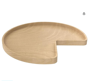 Organizador Giratorio de Madera para Gabinete en Forma de Riñón, para Cocina, Despensa y Almacenamiento de Especias - Product Image 6