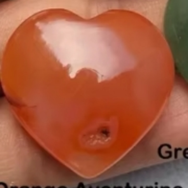 Coeur en cristal Aventurien rouge
