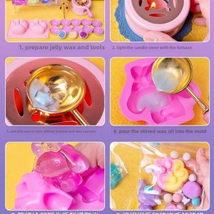 Jouets unisexes en plastique et cire de gelée à presser, musicaux, faits main, orange, pour enfants de 14 ans et plus, aide à réduire le stress, cadeau FZZ312 - Product Image 3