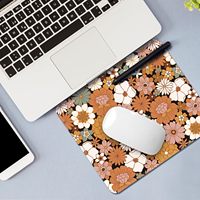 Tapis de souris personnalisé avec logo d'usine, imperméable, en caoutchouc rose, pour jeux vidéo, tapis de souris vierge personnalisé pour usage au bureau
