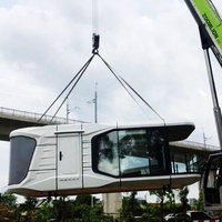 Capsule d'espace commercial personnalisée de 20 pieds et 40 pieds, maison, capsule préfabriquée, petits espaces de vie pour le Canada