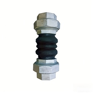 Joint de dilatation fileté en caoutchouc zingué NPT BSPT, joint souple flexible à double sphère, faible expansion EPDM/NBRF - Product Image 2