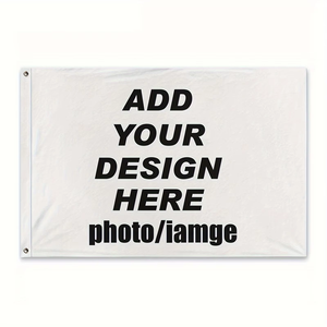 Pemasok Swil kustom dapat disesuaikan 3x5 kaki bendera kain poliester dua sisi dengan cetak Logo kustom untuk penggunaan Promosi - Product Image 2