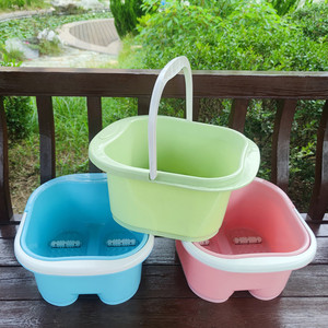 Bañera Portátil de Plástico para Pies con Función de Masaje, Tamaño Grande y Reforzado para Uso Adulto - Product Image 3