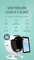 8 Spectrum AI Skin Analysis Machine Touch Screen Skin Diagnostic Instrument A6