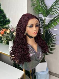 Peluca SDD 13x4 con rizos al agua, 100% cabello humano - Product Image 5