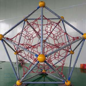 Équipement de filet de corde Tour d'escalade pour enfants Cours de cordes commerciales Cadre intérieur élevé Cours de barre murale Aire de jeux pour enfants - Product Image 4