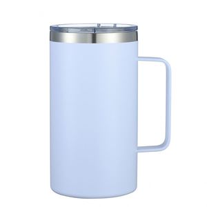 Vaso Térmico de Acero Inoxidable de Doble Pared de Alta Calidad, 24 oz, Portátil, para Cerveza, Leche, Café, con Asa - Product Image 6