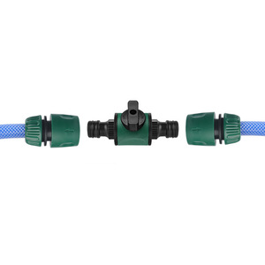 Connecteurs d'eau de jardin 16 mm, raccords rapides en plastique filetés avec interrupteur pour tuyau et robinet - Product Image 2