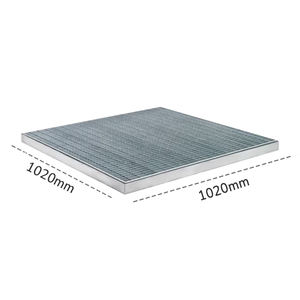 Plate-forme de confinement pour allée en acier galvanisé Carvel 1020x1020mm, capacité de 45 litres - Product Image 4