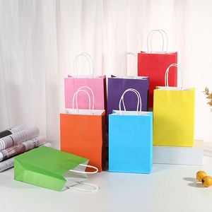 Bolsa de Compras de Papel Kraft con Asa e Impresión de Logotipo Personalizado - Product Image 1