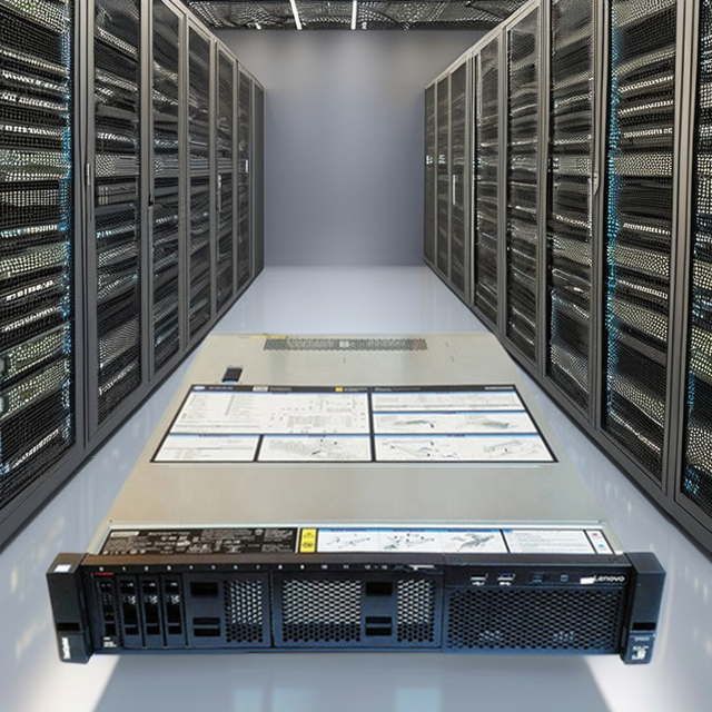 2U Rack Server Chassis with 32GB Memory for Lenovo ThinkSystem SR658 Server and Intel Xeon Silver 4208 Processor in Stock