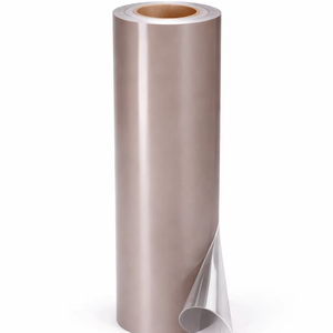 Feuille décorative transparente semi-brillante en PET flexible pour la lamination de meubles, GAG, apprêté d'un côté, en stock, HVC - Product Image 1