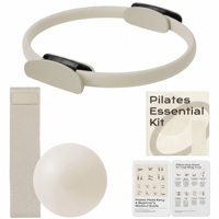 Nuevo Kit de Pilates con Accesorios, Logotipo Personalizado, Barra de Pesas, Mancuernas de Silicona, Tapete de Yoga, Set de Fitness para Gimnasio en Casa, Set de Yoga y Pilates