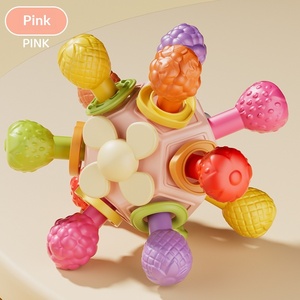 Nouveauté 2026 : Jouet de dentition pour bébé, balle sensorielle en silicone, hochet rotatif à agripper pour nouveau-né et nourrisson - Product Image 6