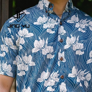 High-end Quality Full Sublimation Print Golf Polo <b>Shirts</b> Hawaiian <b>Shirts</b> Custom Beach <b>Shirts</b> for Men - Product Image 4