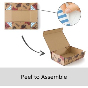 Christmas <b>magnetic</b> gift <b>box</b> with lid, holiday design, and sturdy structure can be customized according to needs - Product Image 3