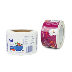 Desain Stiker <span class=keywords><strong>Label</strong></span> Vinyl Transparan Kustom untuk Botol Minuman Air Jus - Product Image 4