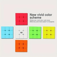Cubo Mágico Promocional, Rompecabezas para Aliviar el Estrés, Cubo 3D Educativo para Niños, Cubo Mágico Qiyi de Tres Niveles