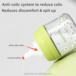 2025 New Arrival Top Quality Baby Product <strong>Feeding</strong> &amp; Nursing Milk Infant Anti Colic No Bpa <strong>Glass</strong> Baby <strong>Feeding</strong> <strong>Bottle</strong> for Newborn - Product Image 5